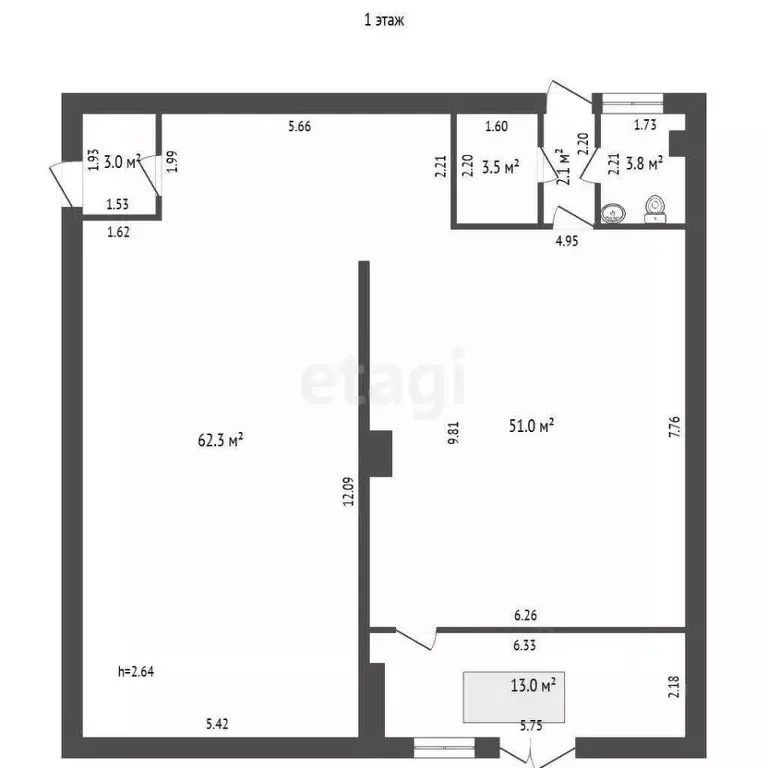Помещение свободного назначения в Ярославская область, Ярославль ул. ... - Фото 1