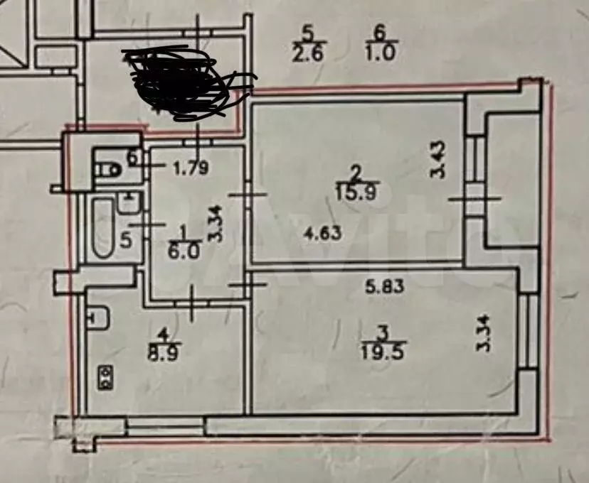 2-к. квартира, 54 м, 13/14 эт. - Фото 0