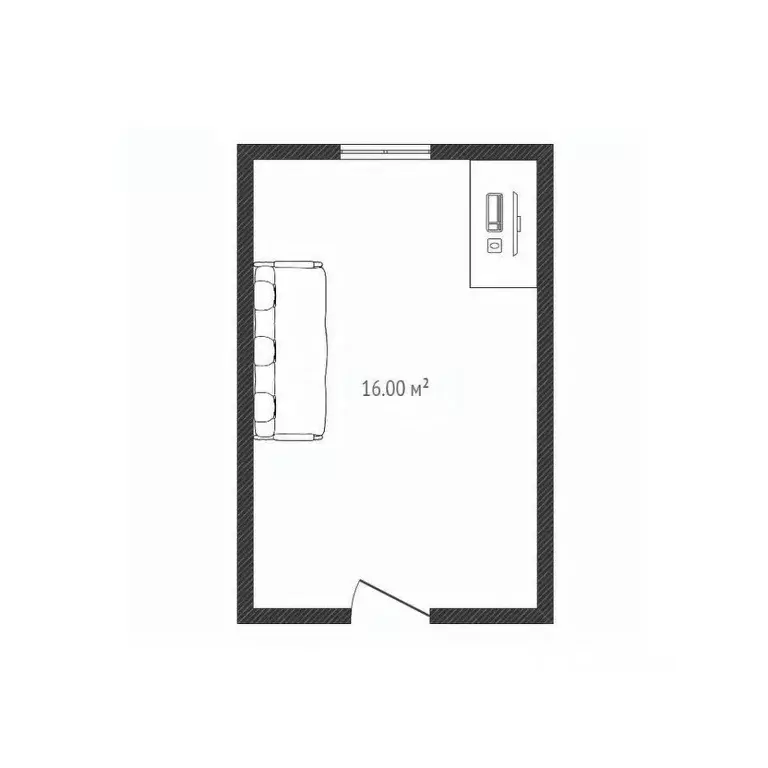 Комната Брянская область, Брянск ул. Афанасьева, 23 (16.0 м) - Фото 2