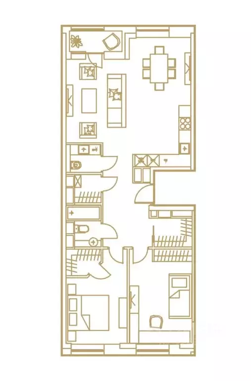 3-к кв. Москва Ленинградский просп., 29к2 (92.0 м) - Фото 1