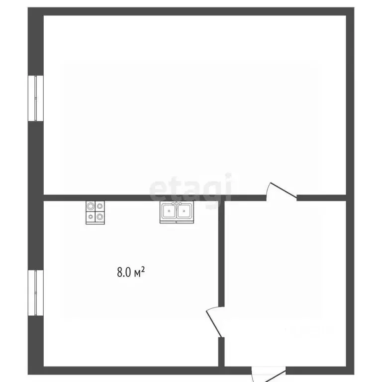 1-к кв. Владимирская область, Муром Коммунальная ул., 18 (22.6 м) - Фото 1