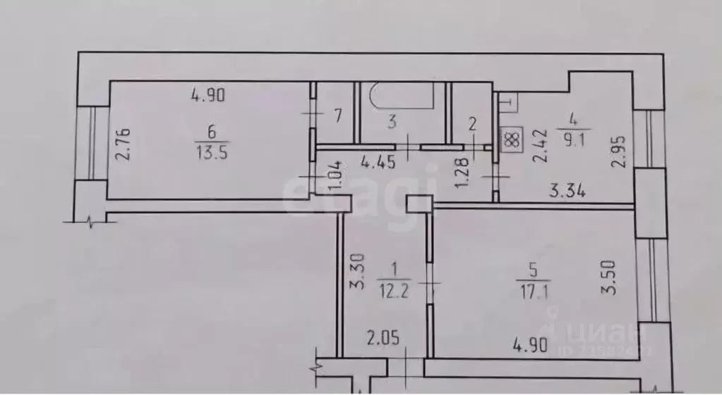 2-к кв. Удмуртия, Ижевск ул. Максима Горького, 45 (57.9 м) - Фото 2