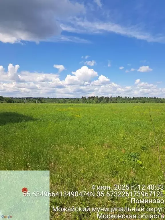 Участок в Московская область, Можайский муниципальный округ, д. ... - Фото 1