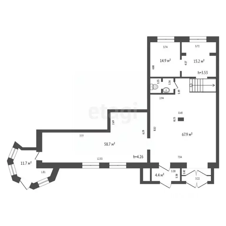 Помещение свободного назначения в Красноярский край, Красноярск ул. ... - Фото 2