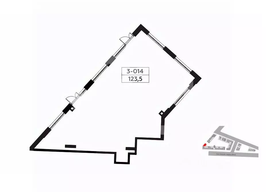 Помещение свободного назначения в Москва Родные кварталы жилой ... - Фото 2