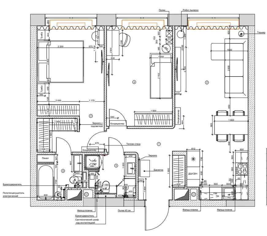 2-комнатная квартира: Москва, проспект Генерала Дорохова, 49 (82.6 м) - Фото 1