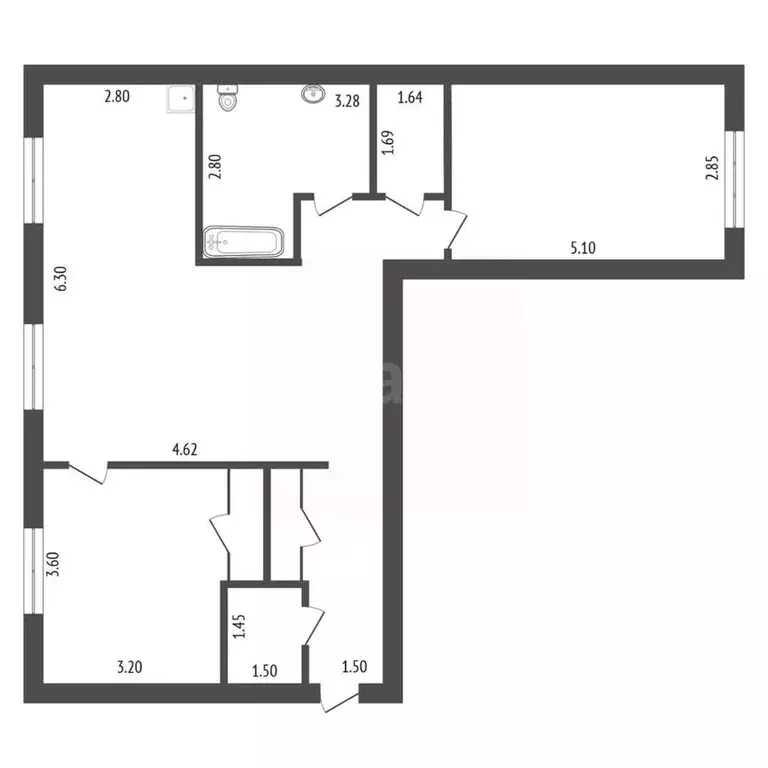 3-к кв. Красноярский край, Красноярск просп. Мира, 124 (80.0 м) - Фото 2
