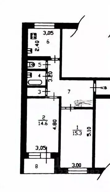 2-к кв. Пензенская область, Пенза ул. Собинова, 4 (52.9 м) - Фото 2