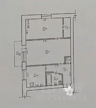 2-к кв. Крым, Евпатория проезд Советский, 2 (43.6 м) - Фото 2