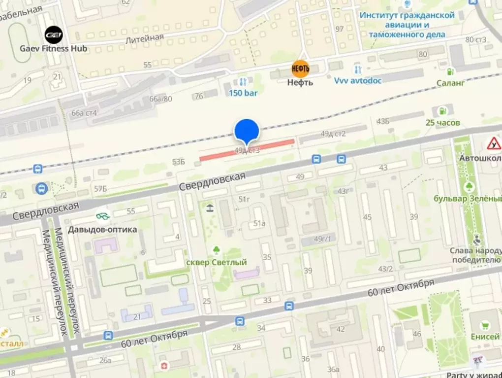Гараж в Красноярский край, Красноярск Свердловская ул., 49/1 (18 м) - Фото 2
