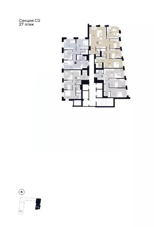 3-к кв. Москва Лодочная ул., 27К2 (78.7 м) - Фото 1
