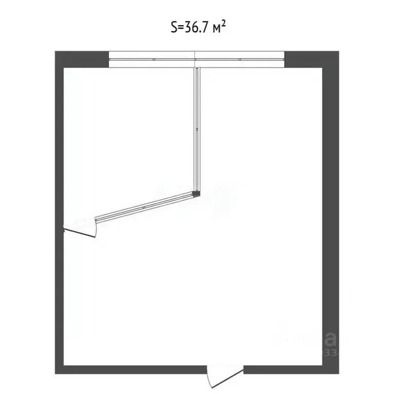 Офис в Тюменская область, Тюмень Одесская ул., 9 (37 м) - Фото 1