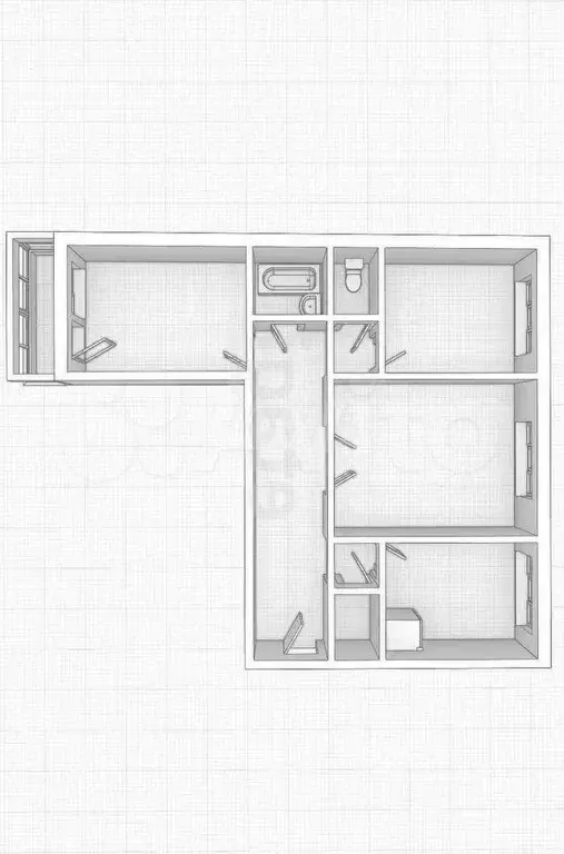 3-к. квартира, 65 м, 7/9 эт. - Фото 0