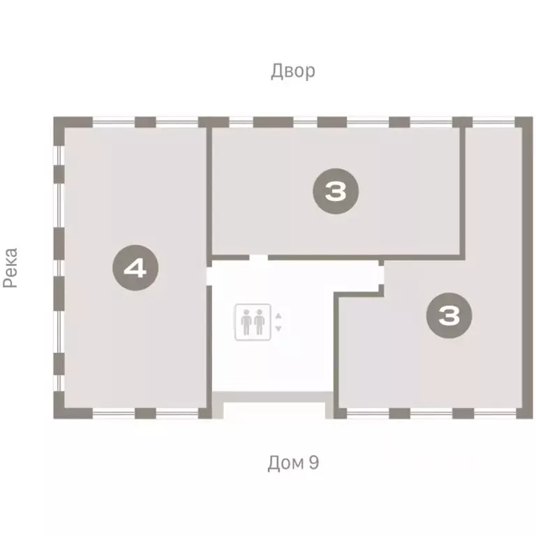3-к кв. Тюменская область, Тюмень Причальная ул., 7 (179.94 м) - Фото 2