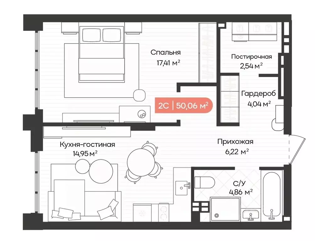 1-к кв. Новосибирская область, Новосибирск Ленинградская ул., 340 ... - Фото 0