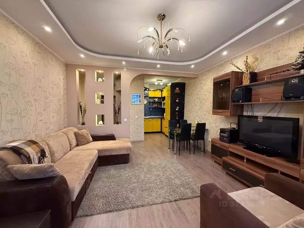 Студия Псковская область, Псков ул. Рокоссовского, 40а (33.0 м) - Фото 1