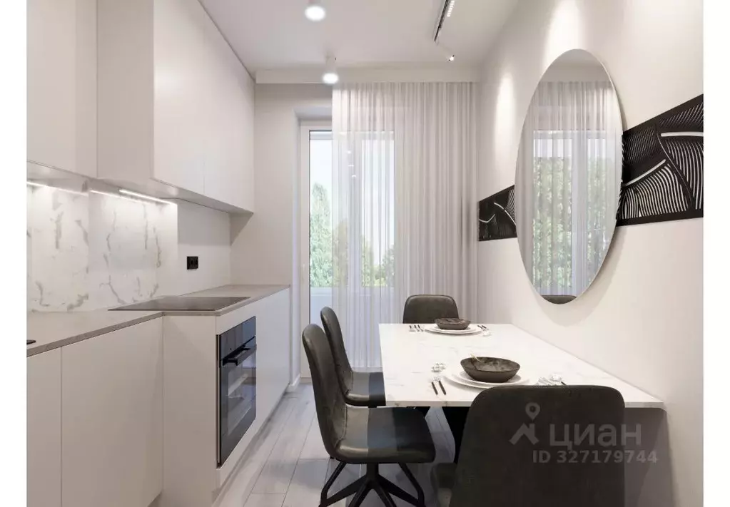 2-к кв. Калининградская область, Зеленоградск ул. Тургенева, 14А (54.0 ... - Фото 2