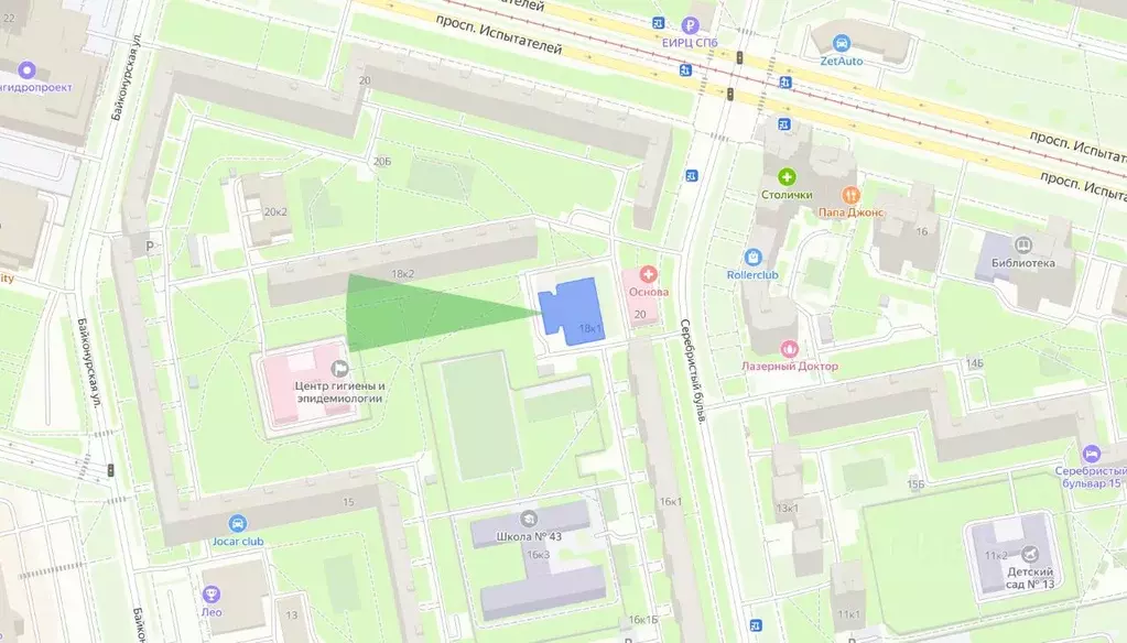 1-к кв. Санкт-Петербург Серебристый бул., 18К1 (34.5 м) - Фото 1