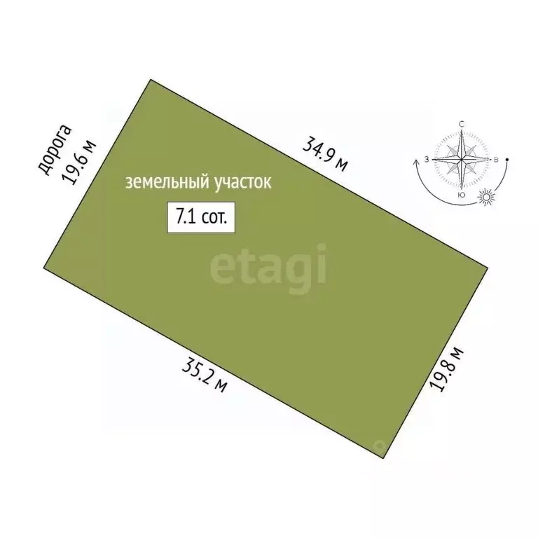 Участок в Крым, Симферопольский район, Трудовское с/пос, Сосны кп  ... - Фото 2