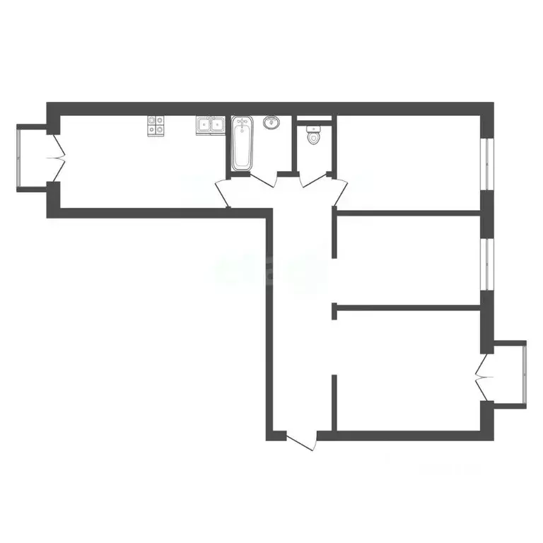 3-к кв. Москва Рочдельская ул., 11/5 (85.5 м) - Фото 2