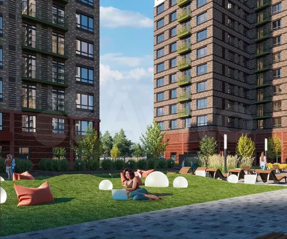 Квартира-студия, 28,3 м, 20/24 эт. - Фото 1