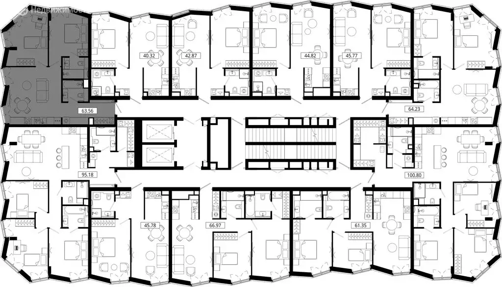 2-комнатная квартира: Москва, 4-я улица Марьиной Рощи, 12к2 (65.6 м) - Фото 0