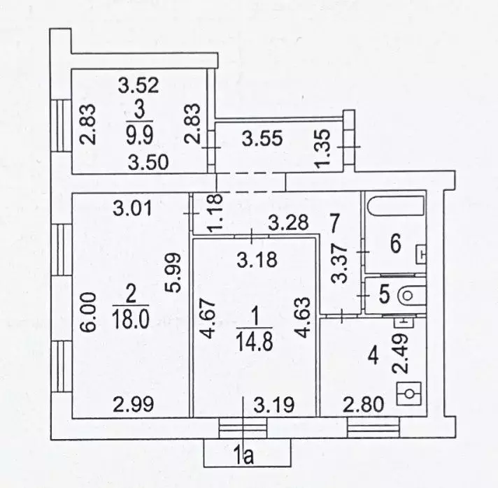 Комната Москва Заводской проезд, 3 (10.0 м) - Фото 0