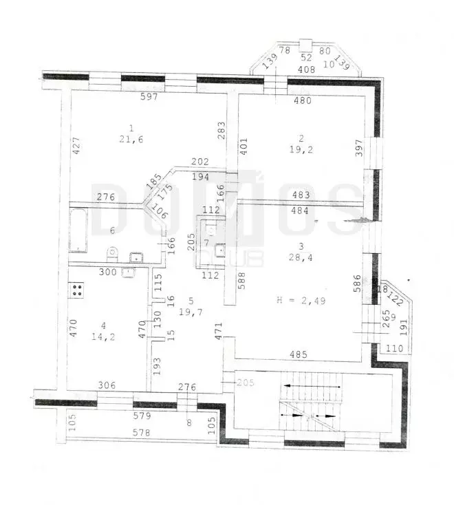 3-к кв. Свердловская область, Екатеринбург ул. Надеждинская, 20 (111.8 ... - Фото 1