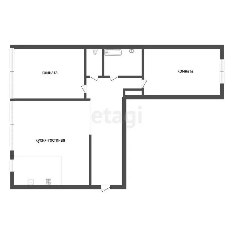 3-комнатная квартира: Ухта, проспект Ленина, 28 (62.3 м) - Фото 1