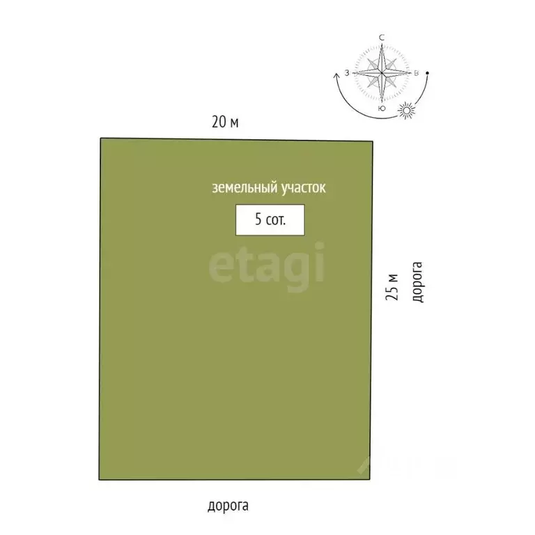 Участок в Ростовская область, Аксайский район, Рассветовское с/пос, ... - Фото 2