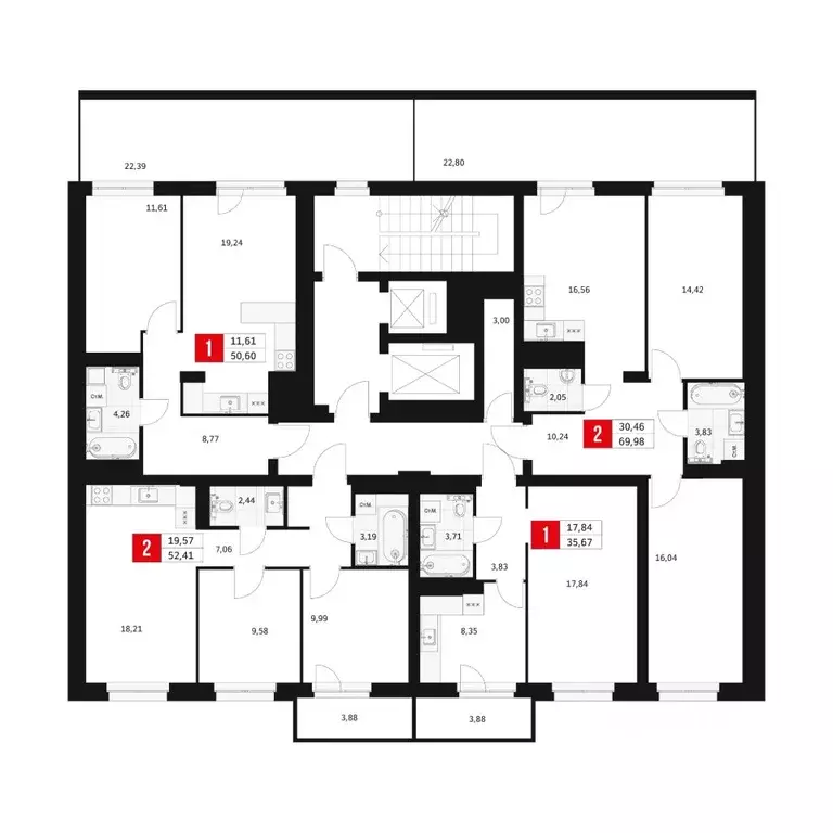 1-к кв. Башкортостан, Уфа ул. Большая Московская, 11 (35.67 м) - Фото 2