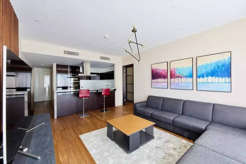 2-к кв. Москва 1-й Красногвардейский проезд, 21с2 (91.1 м) - Фото 2