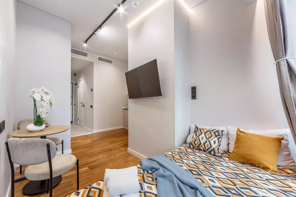 1-к кв. Москва 1-й Красногвардейский проезд, 21с1 (18.0 м) - Фото 1