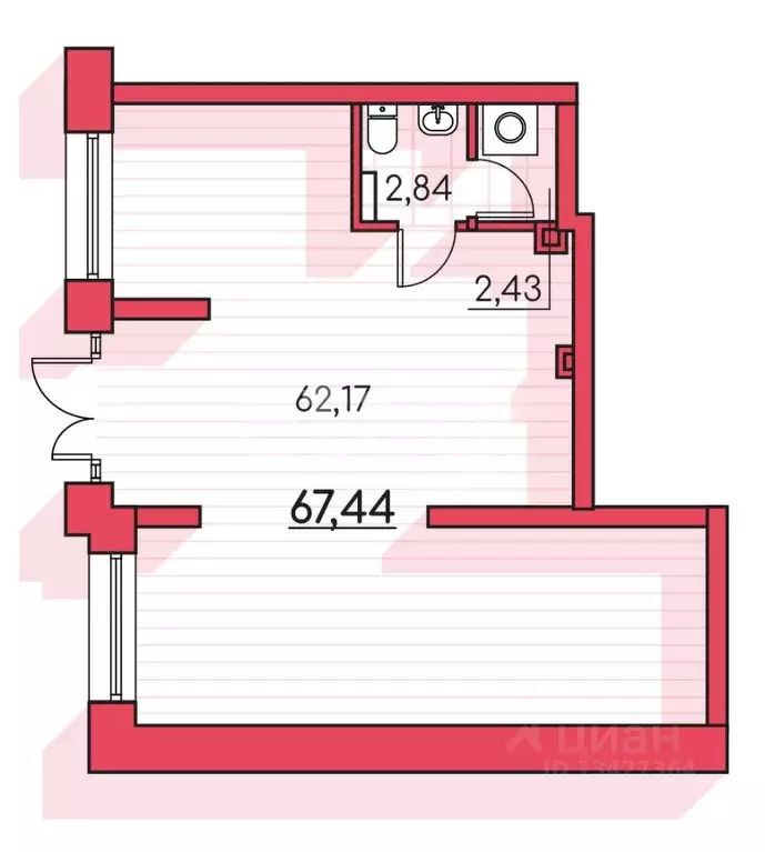 Помещение свободного назначения в Курганская область, Курган Заозерный ... - Фото 2