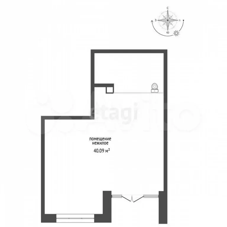Продам помещение свободного назначения, 40.09 м - Фото 0