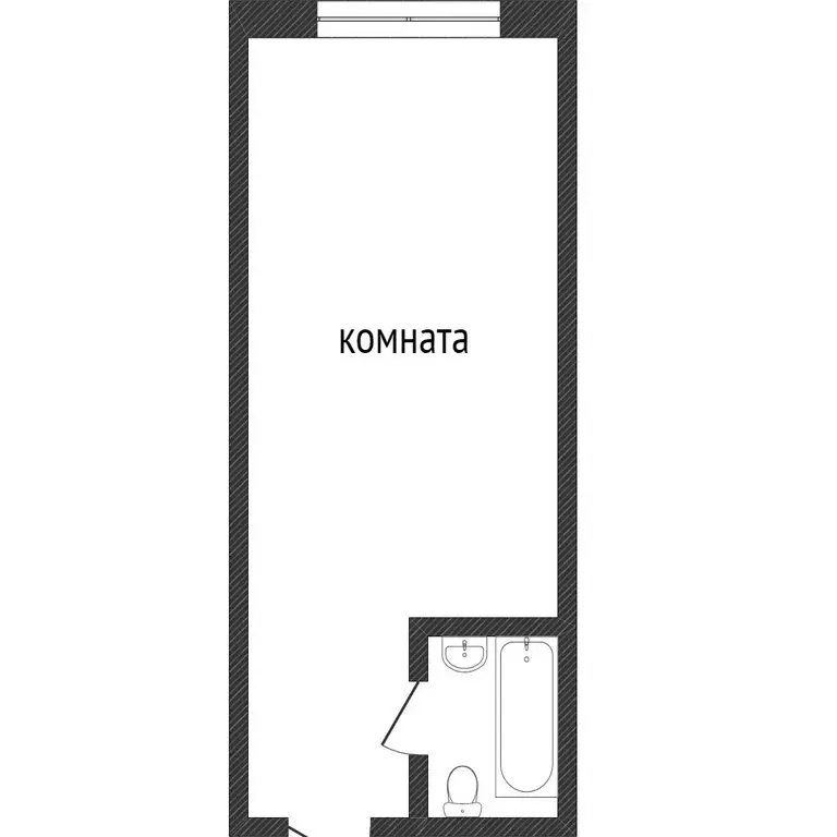 Квартира-студия: Кемерово, Рекордная улица, 2А (12.8 м) - Фото 0