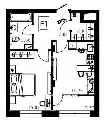 Продаётся 2-к квартира, 47.1 м - Фото 1