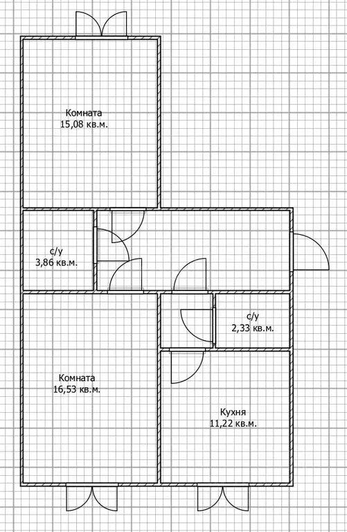 2-к кв. Оренбургская область, Оренбург ул. Рокоссовского, 31 (61.2 м) - Фото 1