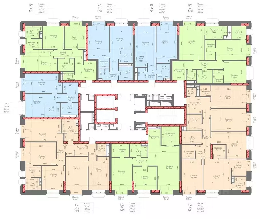 1-к кв. Северная Осетия, Владикавказ Первомайская ул. (46.8 м) - Фото 1
