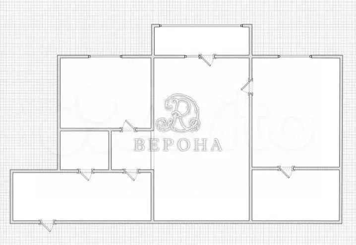 2-к. квартира, 45,7 м, 3/5 эт. - Фото 0