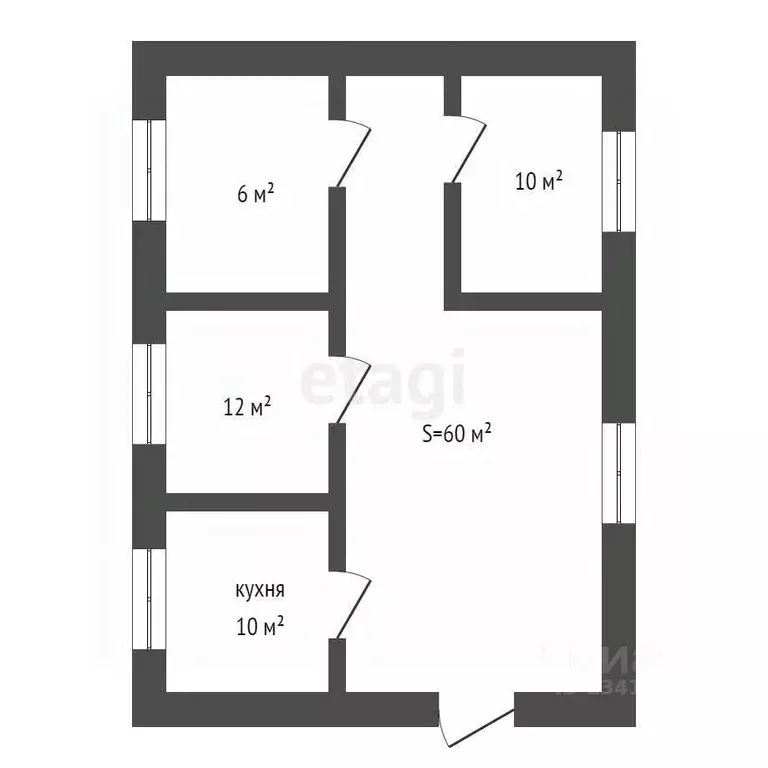Дом в Брянская область, Брянск ул. Сакко и Ванцетти (60 м) - Фото 2