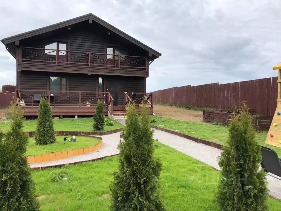 Дом в Ленинградская область, Приозерский район, Сосновское с/пос, д. ... - Фото 1