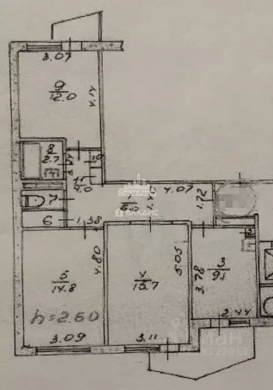 3-к кв. Крым, Керчь ул. Генерала Петрова, 20 (67.3 м) - Фото 1