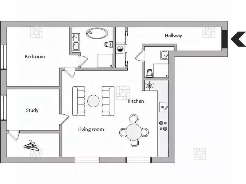 3-к кв. Москва Большая Садовая ул., 5к2 (120.0 м) - Фото 2