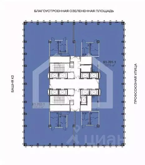 Помещение свободного назначения в Москва Старокалужское ш., 64АС2 (598 ... - Фото 2