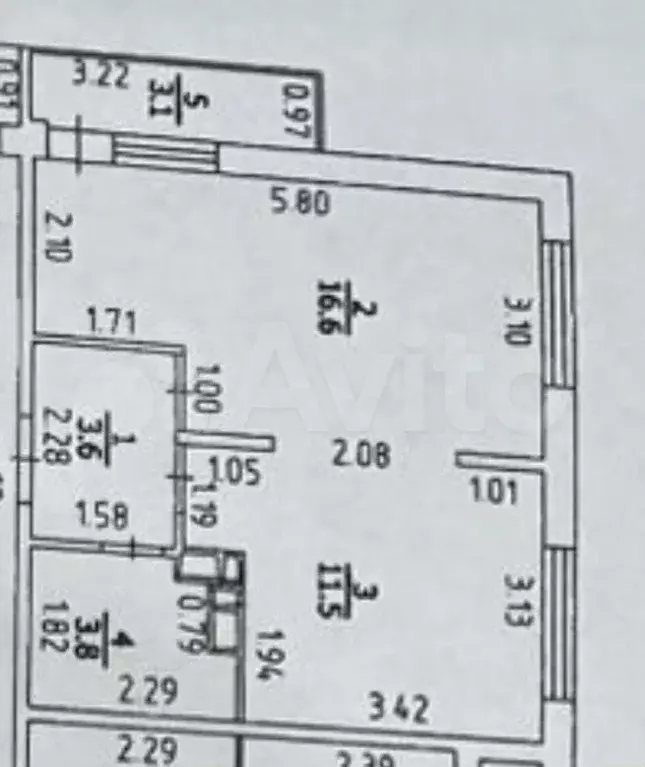 2-к. квартира, 52 м, 2/8 эт. - Фото 0