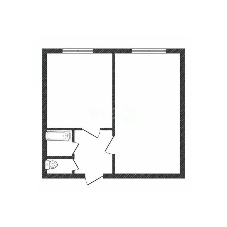 2-к кв. Смоленская область, Смоленск ул. Рыленкова, 6а (33.0 м) - Фото 2