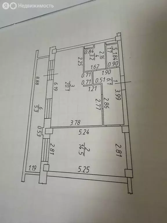 2-комнатная квартира: Набережные Челны, 2-я Береговая улица, 33 (51 м) - Фото 1