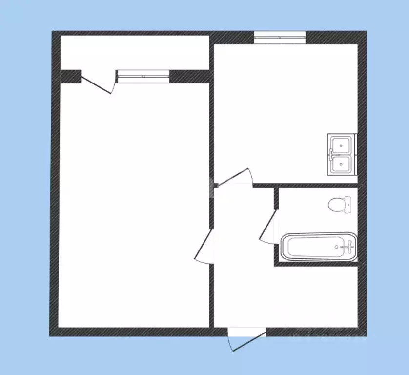 1-к кв. Костромская область, Кострома Малышково мкр, ул. Суслова, 18 ... - Фото 1