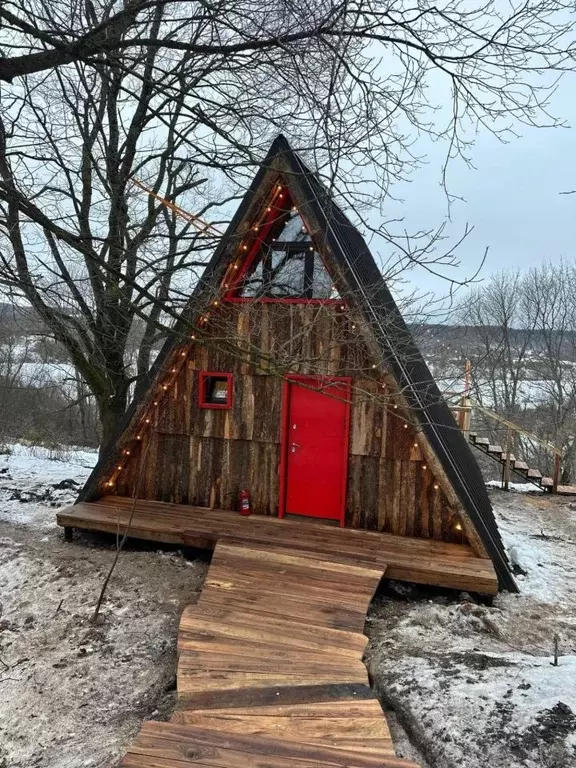 Дом в Калужская область, Козельский район, Бурнашево с/пос, д. Юдинки ... - Фото 1